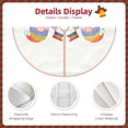 thumbnail image 4 of KLL LGBT Gnomes Christmas Tree Skirt 36" ,Party Decorations Farmhouse for Christmas Decorations Holiday Party, 4 of 6