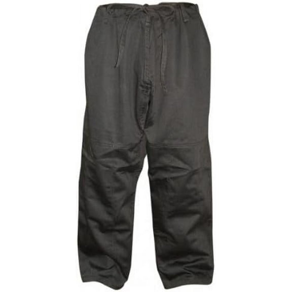 Woldorf USA Brazilian Jiu Jitsu Pants Black with Rip Stop Cotton 6 A4 Fighting Pants, Training Pants, Pre-Shrunk, Ultra Light Weight Fabric, Soft Fabric Singlet