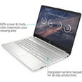 thumbnail image 4 of HP 15.6" FHD Display Laptop Computer, AMD Ryzen 3-3250U Processor(Beats Intel i5-1035G1), 8GB DDR4 RAM, 256GB SSD, AMD Radeon Graphics, HD Webcam, HDMI, Win 10S, Silver, 32GB Hotface USB Card, 4 of 7