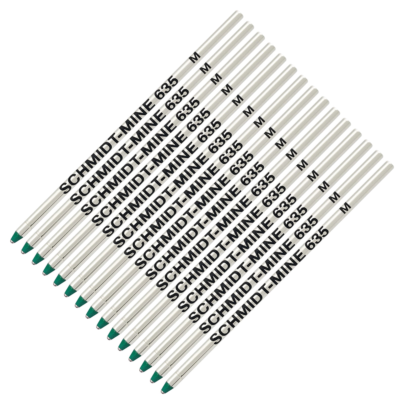 Three 5 Pack - Schmidt 635 - Green Ink, Medium Tip