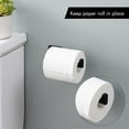 thumbnail image 5 of Matte Black Toilet Paper Holder Wall Mount, SUS304 Stainless Steel, Fits Mega Rolls, 5 of 5