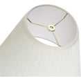 thumbnail image 5 of MAYSYDES Hardback Empire Transitional Spider Lamp Shade, Pleated Off-White,, 5 of 5