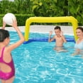 thumbnail image 4 of Inflatable Water Volleyball Net Set (244x64cm) with Volleyball - Portable, Durable Beach/Pool Toy for Family Fun, All-Ages Water Activity, Easy Setup & Storage for Swimming Pool/Beach Outings, 4 of 6
