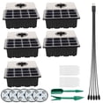 thumbnail image 1 of Adjustable Humidity Seed Trays.12 Cells Seed Tray Seed Trays Garden Grow Box Nursery Pot Kit Starting Germination Box, 1 of 4