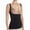 Black, variant on Women's MeMoi MSM-133X Plus SlimMe Wear Your Own Bra Torsette Camisole (Nude Q2)