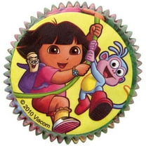 NEW! Wilton **DORA w/BOOTS BAKING CUPS** 50 ct