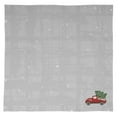 thumbnail image 2 of Vargottam Napkins Christmas Tree Truck Print, DinnerNapkins , 100 % Cotton, Set of 4 ReusableNapkins Set, Size 20X20 Inch,White15,OversizedClothNapkins, 2 of 8