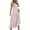 Pink, variant on ​Sleeveless Halter Neck Midi Sundress - Summer Dresses for Women 2025 Casual Asymmetrical Hem Dress with High Waist Design Black XL