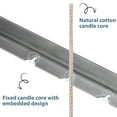 thumbnail image 2 of WASHWEPE Candle Making Kit for DIY Candle Making Natural Cotton 1 Set, 2 of 8