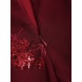 thumbnail image 6 of Red Sexy Chic Summer Sequin Embellished Halter V-Neck Waist Cinched Bodycon Mini Dress, 6 of 6