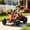 Red + Polypropylene + Indoor & Outdoor Use, variant on kids electric go kart,12V ride on toy car,foldable pedal go kart,adjustable seat go kart,anti-slip EVA wheel ride on vehicle,toddler outdoor go kart,kids ride on toy for backyard,go kart for boys gir