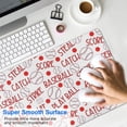 thumbnail image 4 of Long Mouse Pads for Desk,Baseball Word Pattern Desk Mats on Top Of Desks, Desk Mouse Pad Extra Large with 3mm Non-Slip Base and Stitched Edge for Gaming,Office,Work,Home 31.5"x11.8", 4 of 6