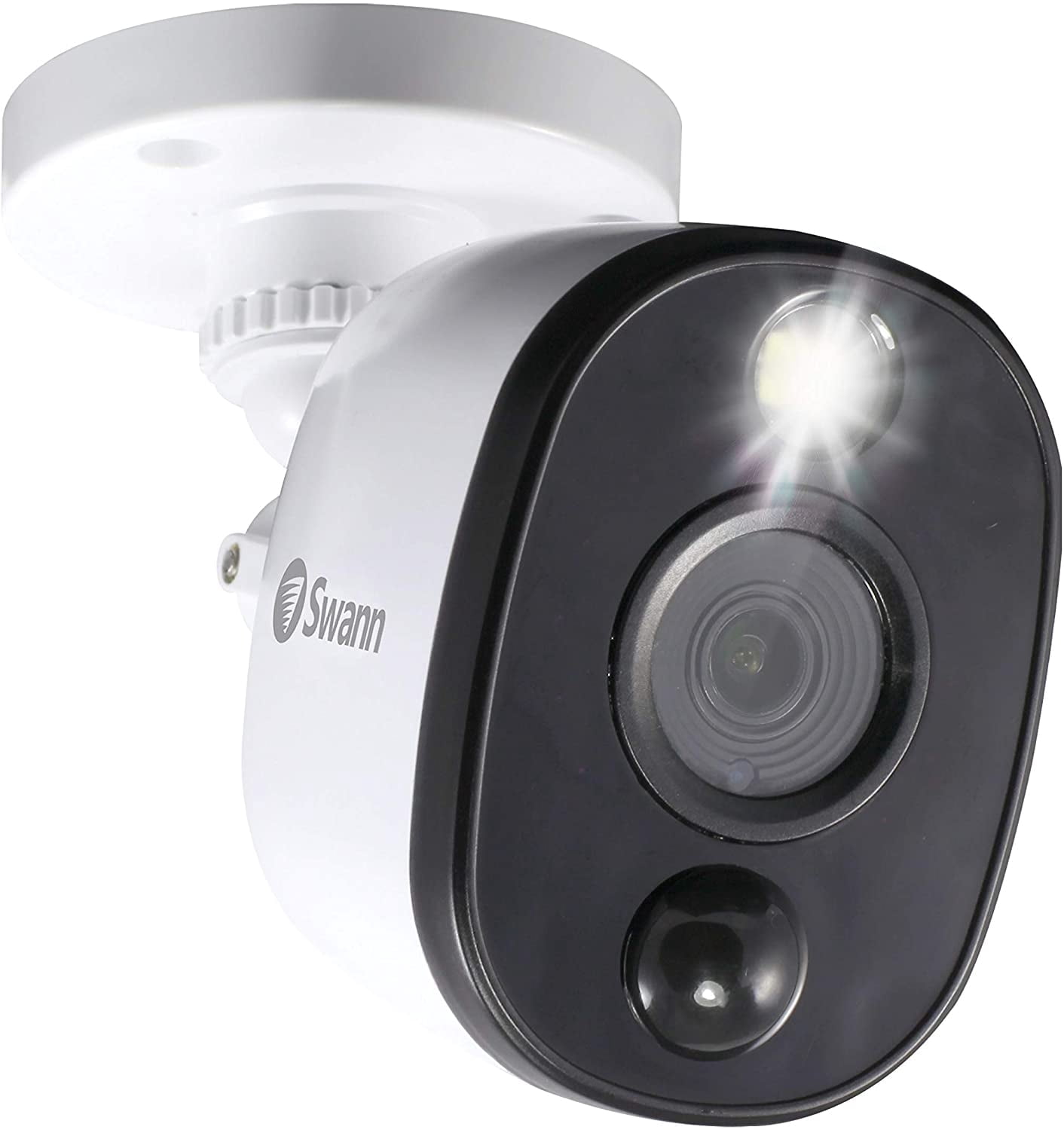 Swann Swann Add-On DVR Wired Bullet PIR Security Camera with Sensor Spotlight, 1080p HD Video, Indoor or Outdoor, Color Night Vision Plus True Detect Heat & Motion Detection