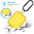 thumbnail image 4 of Housse de Protection en Silicone pour Coque de Protection Compatible AirPods Pro 2019 (avant LED Visible) Noir, 4 of 8