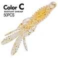 thumbnail image 1 of Floating Shrimp Lure Silicone Shrimp Lure Reverse Fishing Crank Hook False Bait Transparent, 1 of 9