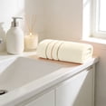 thumbnail image 6 of Beautynvta Hand Towels for Bathroom, Cotton Hand Towel, Soft Absorbent Quick Dry Face Towels, Towel for Hotel, Bath, Kitchen and Spa, 28.7x13 Inch, Beige, 6 of 6