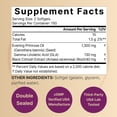 thumbnail image 2 of Suplemento de aceite de onagra Naturebell, 1300 mg, 300 cápsulas blandas, 2 of 6