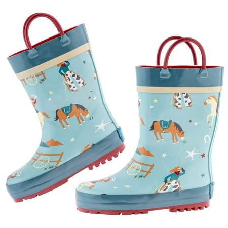 Stephen Joseph  Rain Boots  Waterproof Rain Boots for Kids  Removable insole  Non-Slip Shoes