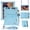 Light blue, variant on Universal 10.1 Inch Tablet Case with Stand & Flip Function, Lightweight Cover for 10" 10.1" Android Tablet PC, Easy Carry Handle