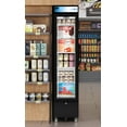 thumbnail image 4 of 17 in. Slim Commercial Merchandiser Freezer with Manual Defrost, 6.5 Cu. Ft. Capacity, ETL Listed in Black (KM-MDF-17S), 4 of 21