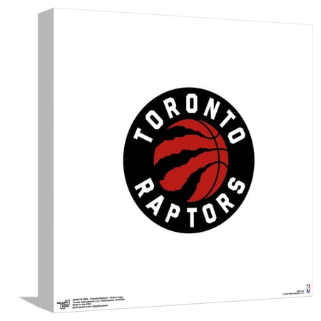 Gallery Pops NBA Toronto Raptors – Global Logo Canvas Wall Art Unframed Version 12 x 12
