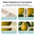 thumbnail image 3 of Thanksgiving Pear Travel Portable Square Jewelry Box Organizer for Girls and Women with Ring Earring Necklace Bracelet Storage Display Case Holder, 3 of 6