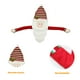 thumbnail image 3 of Gran muñeco de nieve para la parte superior del árbol de Navidad con colgador para bufanda y sombrero de copa para Navidad, 3 of 5