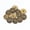 Antique Gold 30L, variant on Mibo 10pcs Metal Shank Buttons - 36L(22mm) - Circular Texture Pattern - Antique Gold
