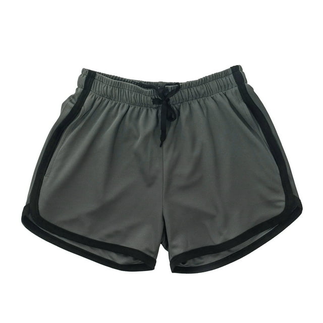 Men Summer Athletic Outfits, Drawstring Elastic-Waist Sports Running Shorts