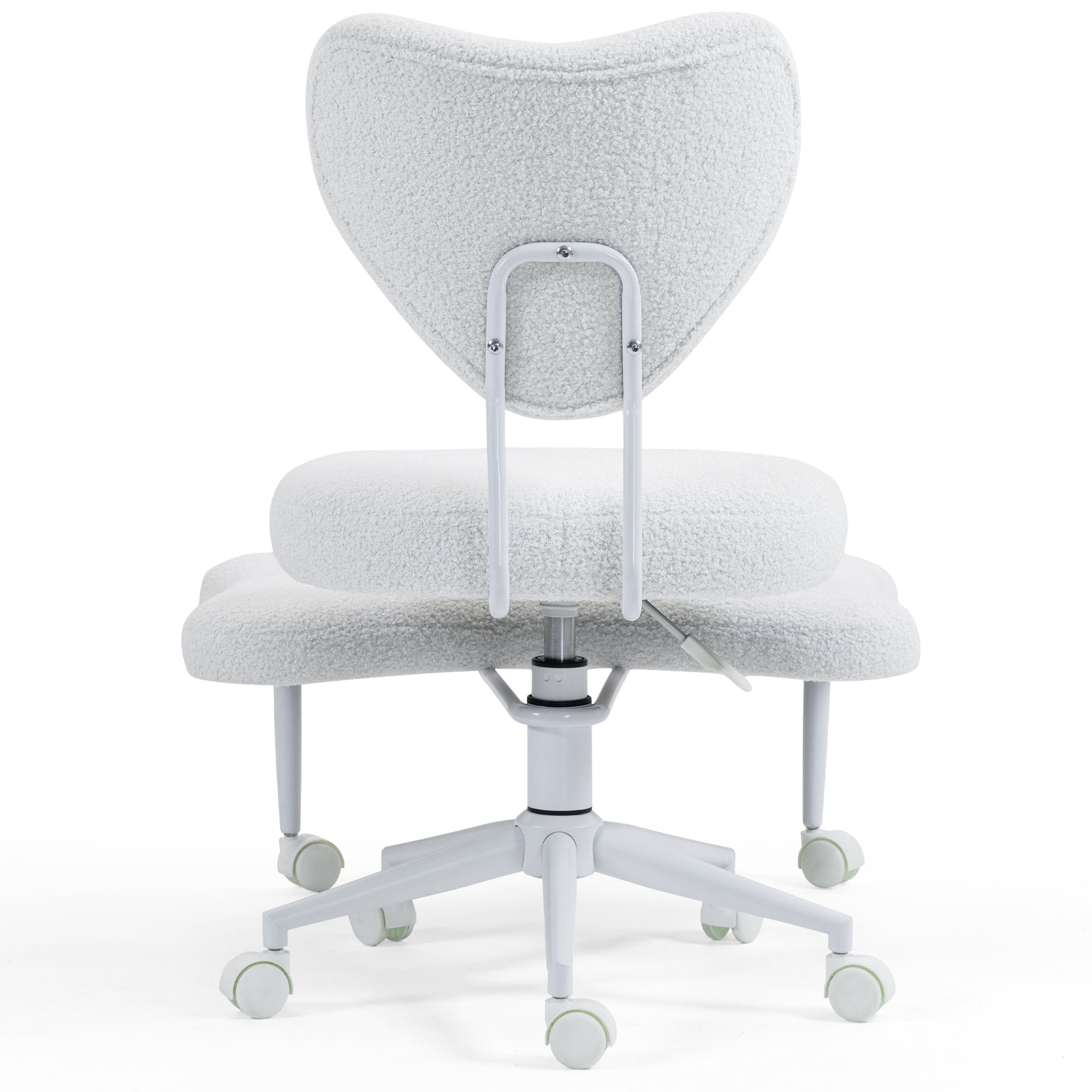 Ergonomic Meditation Chair with Lumbar Support and Height-Adjustable Cushion, Cross-Legged Seating for Office Work and Study, Beige