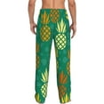 thumbnail image 3 of Xecao Pineapples1 Men's Straight Lounge Pajama Pants: The Ultimate in Comfortable Sleepwear, 3 of 9