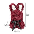 thumbnail image 2 of Steadline Simulated Rose Bunny Plush Romantic Valentine's Day Gift for Her with Foam Material Unique Cuddle Toy Present for Birthday Anniversary Celebration, 2 of 7