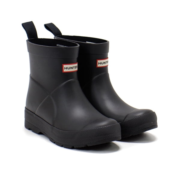 Hunter Boys Play Rain Boots, Black,13 M US