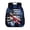 Airplane American Flag, variant on Jeiento Capybara Lightweight Polyester Toddler Preschool Bookbag 13.5", Lemon Large Main Compartment Kids Backpack with Front Pockets, Dual Use for Daycare Travel