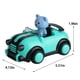 thumbnail image 3 of Coche de juguete a control remoto, juguete para niños, forma adorable, sonido y luz, música, convertible, caja de regalo, carrito con forma de animal, 3 of 7