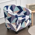 thumbnail image 3 of Eurhowing 2-Piece Club Chair Slipcover with Cushion Cover, Stretchable Tub Chair Sofa Couch Covers, Elastic Armchair Cover, 2-Pack, 3 of 9