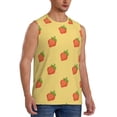 thumbnail image 2 of Balery Hand Drawn Strawberry Men's Sleeveless Muscle Shirts Workout Tank Top, Moisture Wicking, Odor Protection-Small, 2 of 8