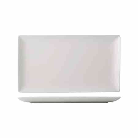 

Victoria Deep Coupe Rectangle Platter 10 3/4 W x 6 L x 3/4 H Porcelain Bone White 8 packs