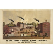 Print: Frank Jones' Brewery & Malt Houses, Portsmouth, New Hampshire
