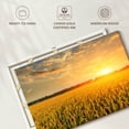 thumbnail image 6 of Elephant Stock Sunset Field Wall Art - Horizontal Canvas Wall Art - Living Room Wall Decor - Nature Canvas - Gray And Orange Decor - 48" x 32", 6 of 8