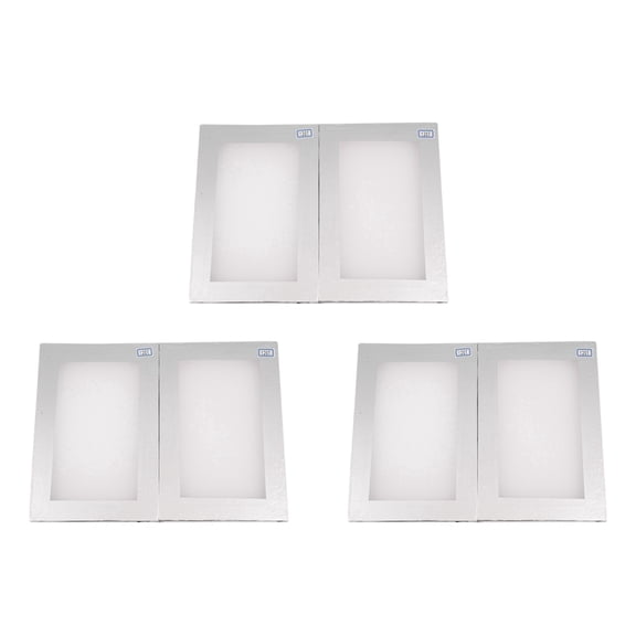 6Pcs A4 Screen Printing Aluminum Frame Stretched 120T Silk Screen Polyester Screen for Printed Circuit Board