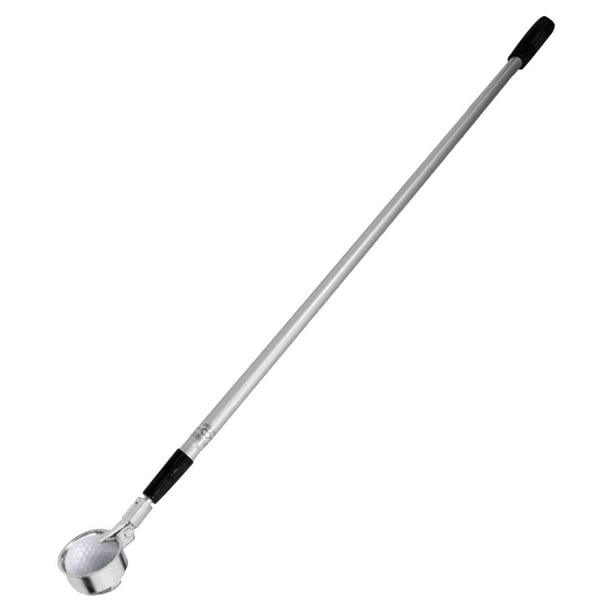Golf Ball Retriever Retractable with Automatic Locking Scoops Grabber