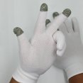 thumbnail image 1 of Guantes de plástico con punta de nailon para pantalla táctil para conducir, andar en bicicleta al aire libre, embalaje exprés, carga y descarga, guantes de protección solar para hombres y mujeres, 1 of 5
