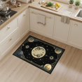 thumbnail image 2 of ODIKA 3'x5' Washable Area Rug Non-Slip, Flatweave, Easy Care Gothic Whimsy Snake Whimsical Witchy Tattoo Bathroom Goth Door for Hallway, Laundry Room, 2 of 7