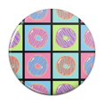thumbnail image 1 of Retro Cute Yummy Donuts Pattern Pinback Button Pin, 1 of 4