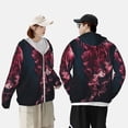 thumbnail image 4 of Fotbe Mesmerizing Pink Jellyfish Chaqueta con Protección Solar UPF 50+ para Hombre y Mujer, Camisa con Capucha y Bolsillos-Large, 4 of 7
