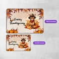 thumbnail image 5 of Happy Thanksgiving Abyssinian Welcome Thankful Fall Autumn Pumpkin Horizontal Metal Aluminum Sign Cat Lover Kitten Owner Gifts Wall Art Home Decor - 02021, 5 of 5