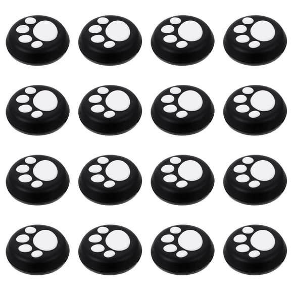 COOPHYA 16-Piece Silicone Joystick Caps for Game Controllers, Easy to Install Protective Thumb Grips for Gaming Devices