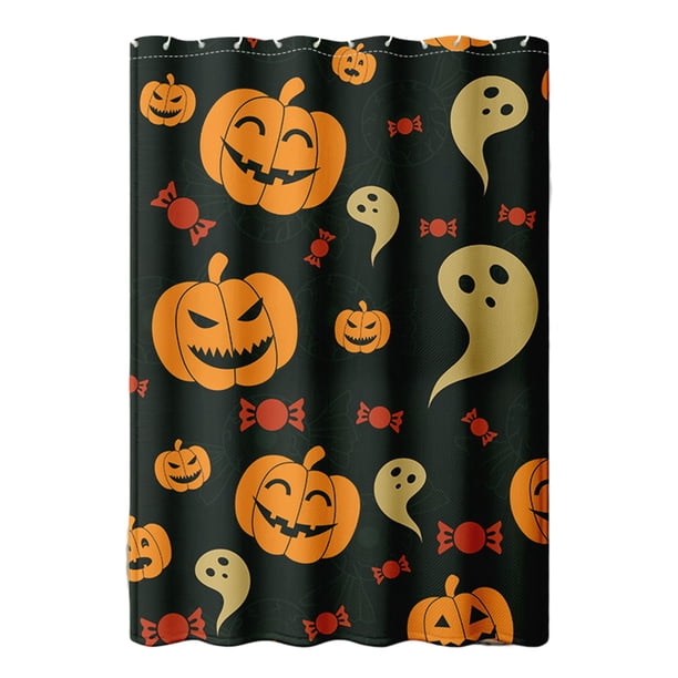 Juegos de cortinas de ducha para baño, 72 x 72 pulgadas, diseño de hojas verdes otoñales, cortina de ducha de poliéster con rejilla, decoración de baño de temporada festiva con 12 ganchos