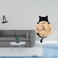 thumbnail image 2 of Figura de escritorio de pensador, escultura abstracta, reloj de pared, silueta de gato, adorno, material resistente, adecuado para oficina, hogar, dor, 2 of 8